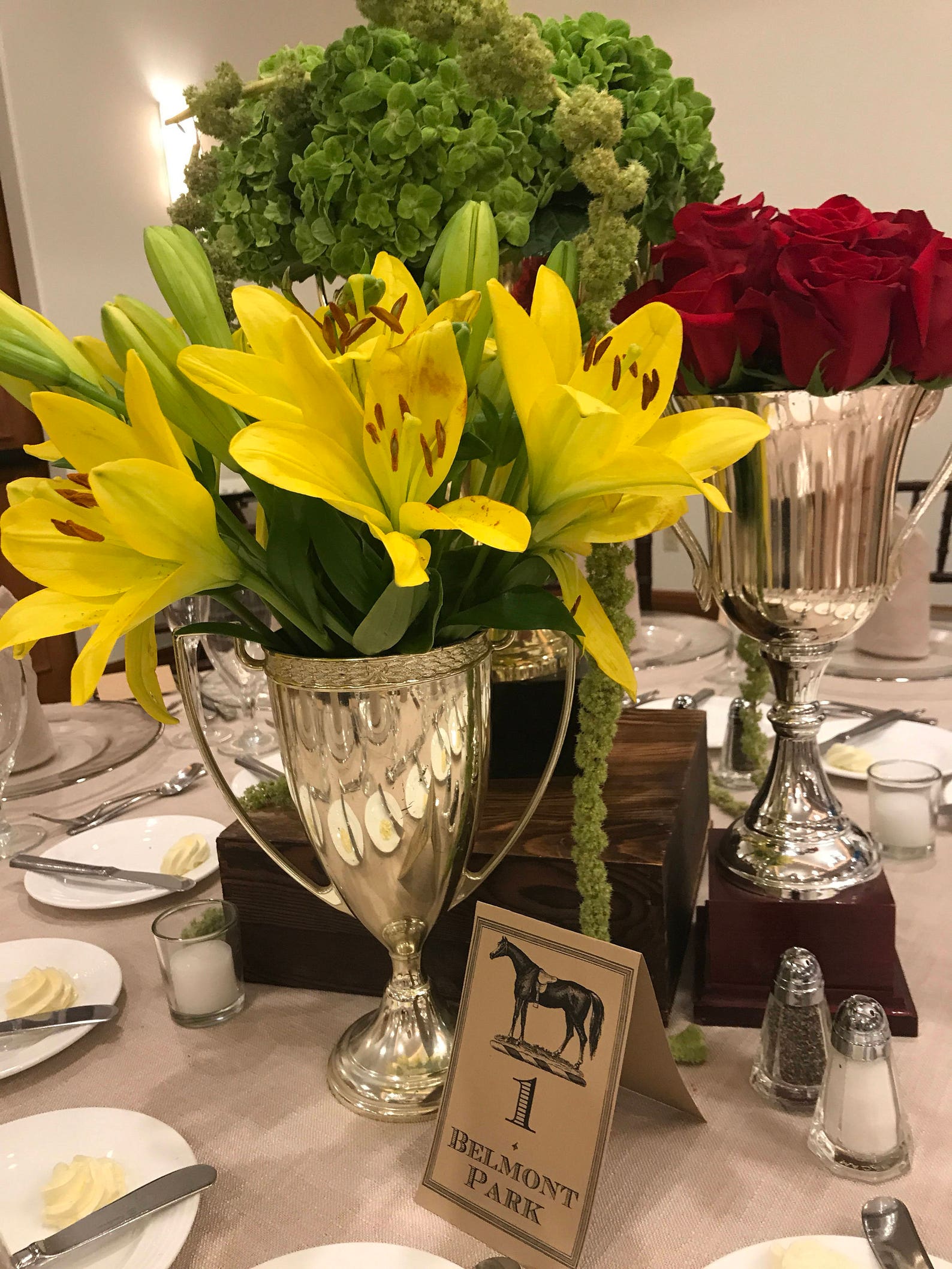 Equestrian Kentucky Derby Winners and Numbers Horse Race Table Etsy