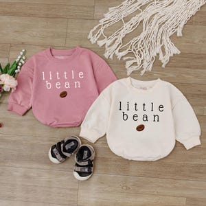 Little Bean Baby Bodysuit, My Birthstone Is a Coffee Bean Romper, Coffee Baby Outfit, Minimalist Baby Clothes, Newborn Unisex Baby Outfits