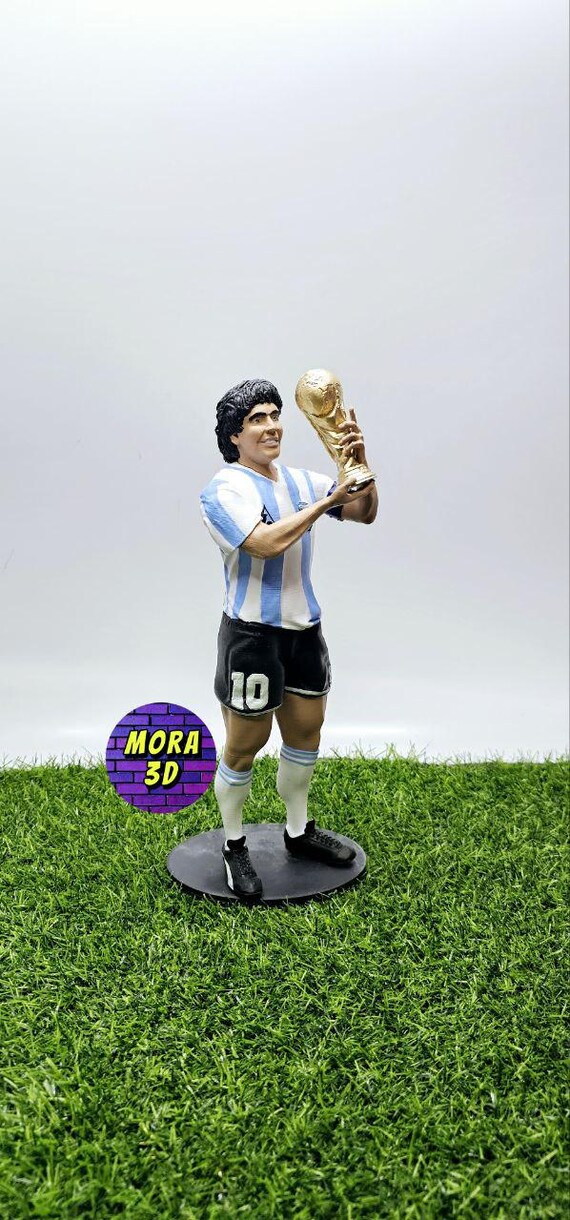 Maradona 3D Figure World Champion 86 Realistic Edition - Etsy