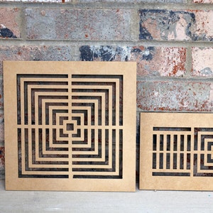 Custom MDF Vent Cover, Wall & Ceiling Air Return