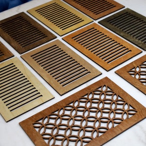 Custom 1/4 thick Birch Plywood Wall and Ceiling Registers