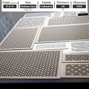 Custom 3/8 thick HVAC Vent Cover for Walls and Ceilings