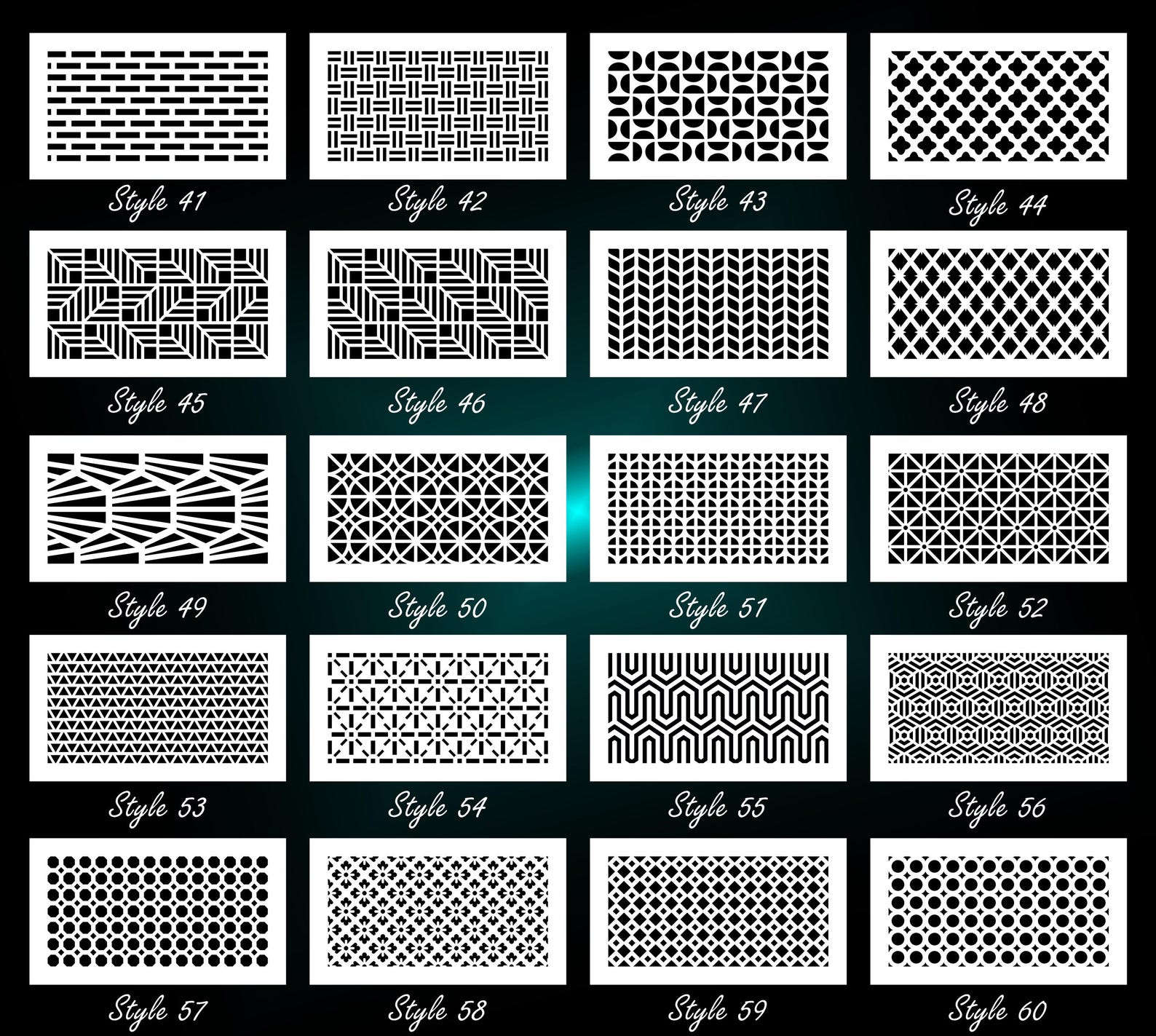 Vent Panel Patterns Antique and Metallic Vent Covers - Etsy