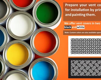Priming And Painting Vents Covers (50% off for 2 or more vent covers)