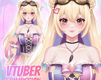 Custom Live2D VTuber Model Commission | Anime Avatar Rigging Service