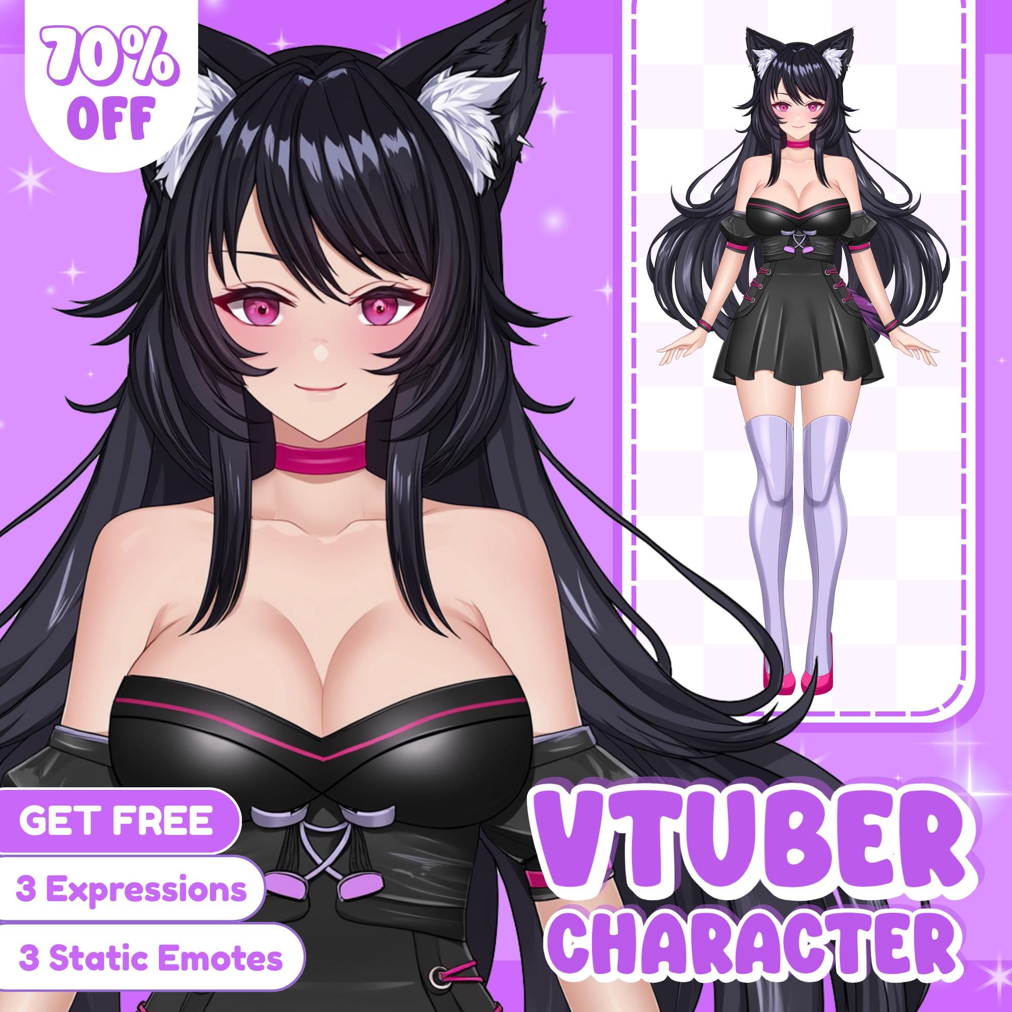 Custom Vtuber Model Commission | Custom Live2d Model | Vtuber Model | Vtuber Asset | Pngtuber | Anime Art | Vtuber Male & Female