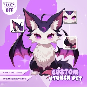 Custom Pet Vtuber Model: Live2D Rigged Animal Avatar