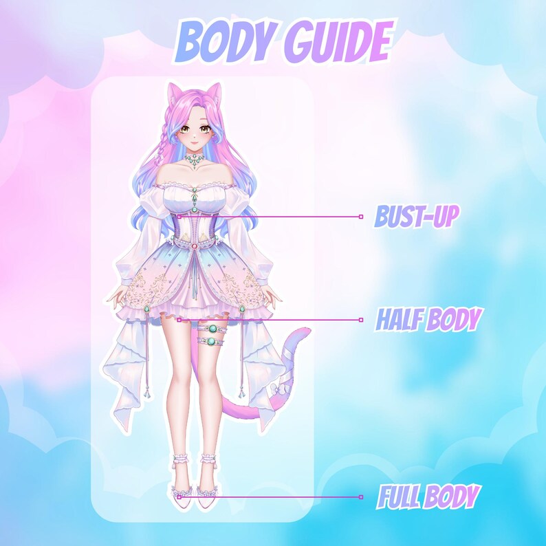 Custom VTuber Model Live2D, VTuber Model Commission, Anime VTuber Avatar