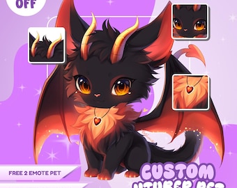 Custom Pet Vtuber Model | Vtuber Pet Avatar | Animal Vtuber | Live2D Rigged | Vtuber Commission | Cute Streaming Mascot