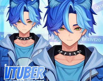 Aangepast anime VTuber-model | Live2D-personagecommissie