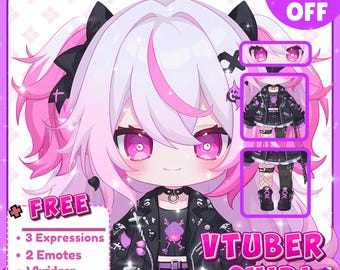 Chibi VTuber Model Custom | Live2D Chibi Avatar for Streaming | Cute Anime VTuber | Custom VTuber Commission