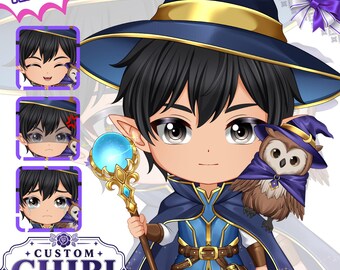 Chibi VTuber-model aangepast | Live2D Chibi-avatar voor streaming | Leuke anime VTuber | Custom VTuber-commissie