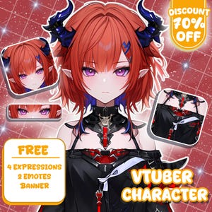Custom Vtuber-modelcommissie | Vtuber-activa | Live2d Modelcommissie | Overbrugging | Pngknol | Anime-kunst | Vtuber mannelijk en vrouwelijk
