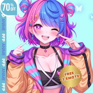 CUSTOM PFP | Character Commission, Anime, Custom, PFP, Profile Icon, Social Media, Twitch, Profile picture, Anime Character for Pfp
