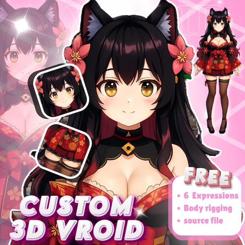 Custom 3D VTuber Avatar | Live2D to VRoid Conversion, Rigged Expressions (Unity/VRChat) Custom 3D VTuber Avatar | Live2D to VRoid Conversion, Rigged Expressions (Unity/VRChat) Custom 3D VTuber Avatar | Live2D to VRoid Conversion, Rigged Expressions (Unity/VRChat) Custom 3D VTuber Avatar | Live2D to VRoid Conversion, Rigged Expressions (Unity/VRChat) Custom 3D VTuber Avatar | Live2D to VRoid Conversion, Rigged Expressions (Unity/VRChat)