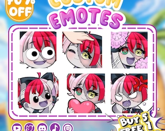 Custom Animated Emotes Twitch for Streamers | Discord Emotes