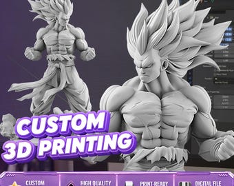 Custom 3D Model, Character Design for 3D Printing (STL, 3MF, OBJ)