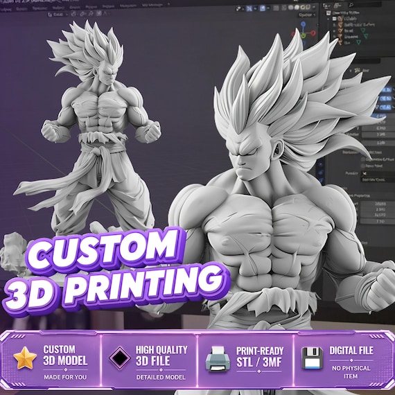 Custom 3D Model, Character Design for 3D Printing (STL, 3MF, OBJ)