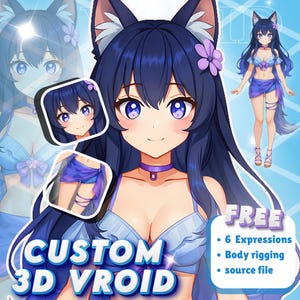 Custom 3D VTuber Avatar | Live2D to VRoid Conversion, Rigged Expressions (Unity/VRChat) Custom 3D VTuber Avatar | Live2D to VRoid Conversion, Rigged Expressions (Unity/VRChat) Custom 3D VTuber Avatar | Live2D to VRoid Conversion, Rigged Expressions (Unity/VRChat) Custom 3D VTuber Avatar | Live2D to VRoid Conversion, Rigged Expressions (Unity/VRChat) Custom 3D VTuber Avatar | Live2D to VRoid Conversion, Rigged Expressions (Unity/VRChat)