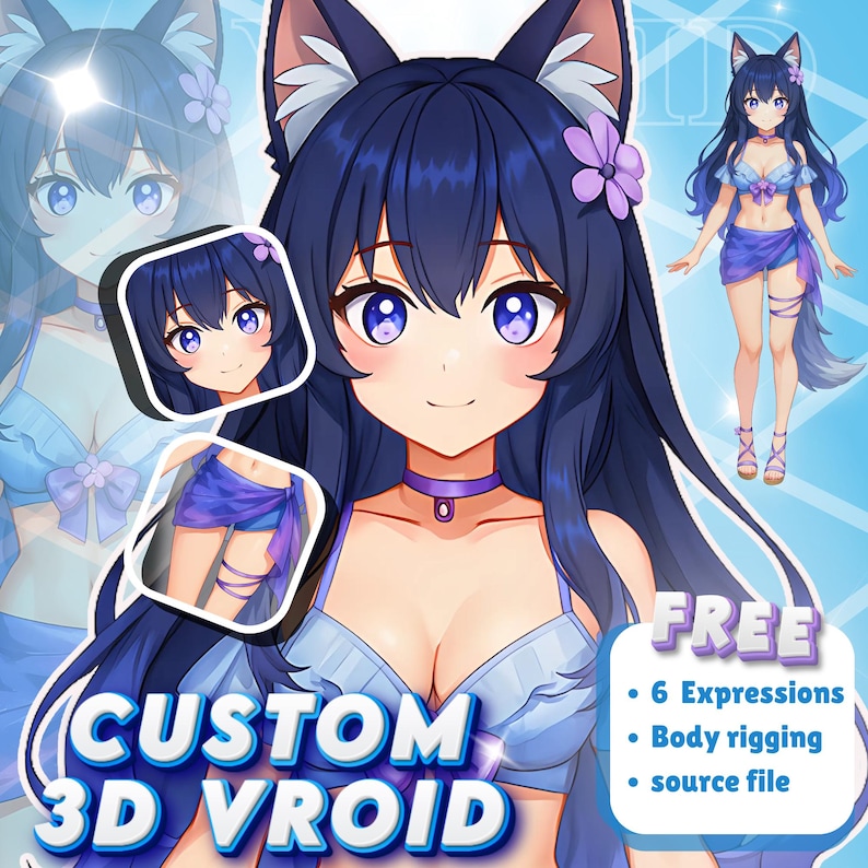 Custom 3D VTuber Avatar | Live2D to VRoid Conversion, Rigged Expressions (Unity/VRChat) Custom 3D VTuber Avatar | Live2D to VRoid Conversion, Rigged Expressions (Unity/VRChat) Custom 3D VTuber Avatar | Live2D to VRoid Conversion, Rigged Expressions (Unity/VRChat) Custom 3D VTuber Avatar | Live2D to VRoid Conversion, Rigged Expressions (Unity/VRChat) Custom 3D VTuber Avatar | Live2D to VRoid Conversion, Rigged Expressions (Unity/VRChat)