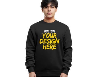 Personalized Logo Fleece Sweatshirt: Custom Design Pullover