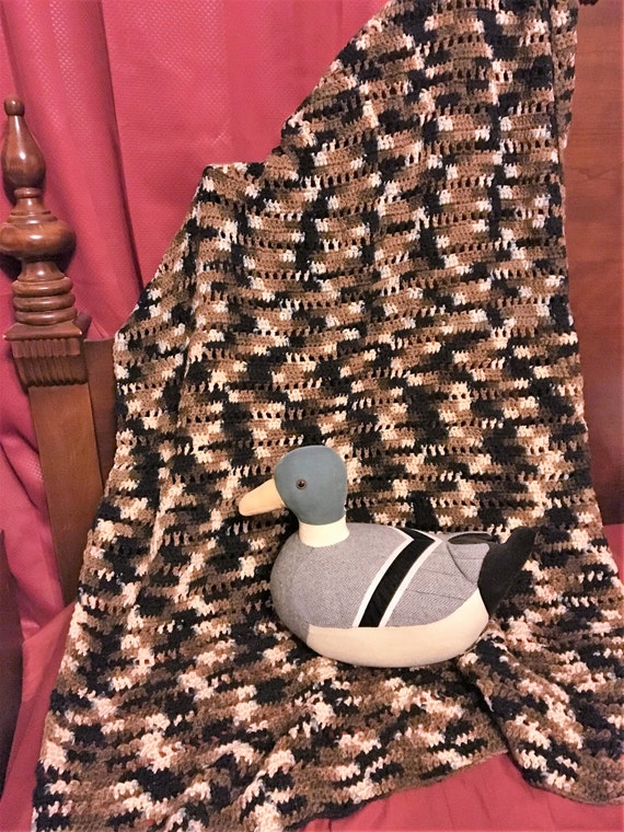 Black Brown Camouflage Blanket Ethnic Tribe Arrow Aztec Throw Blanket African Tribal Camo Fleece Blanket Indian Tribal Geometry Twin 60x80 Inch Flanne Dark Brown Camo Minky Blanket PREORDER!