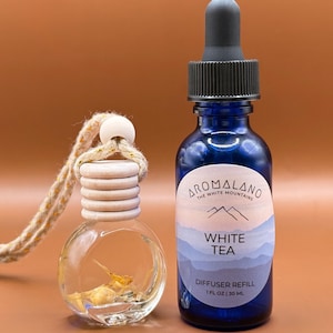 Scented Car Diffuser, Long-Lasting Fragrance, Hand Poured Hanging Diffuser, Car Air Freshener, Refillable