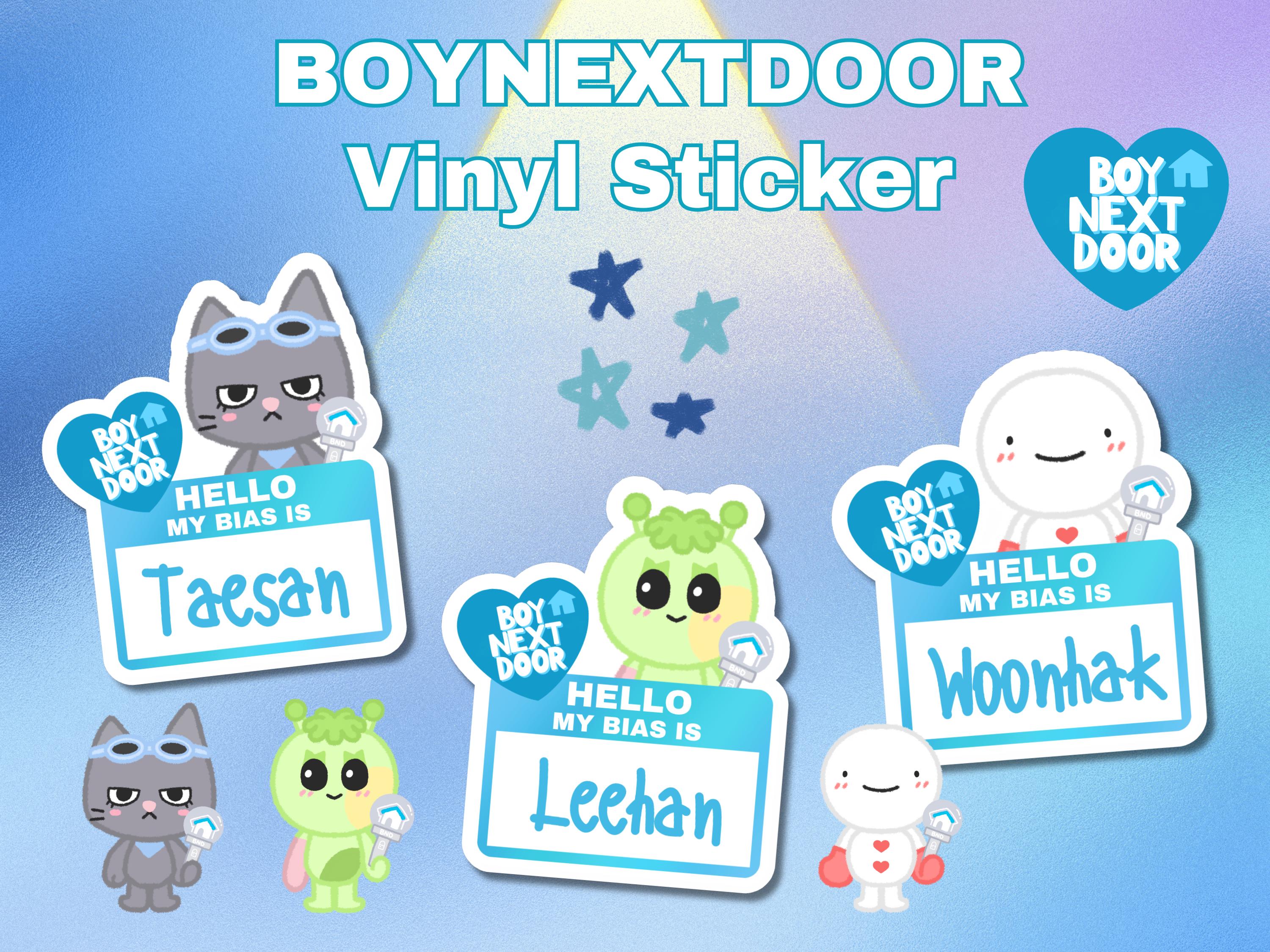 BOYNEXTDOOR Vinyl Sticker: KPOP ONEDOOR Bias Decal - Etsy