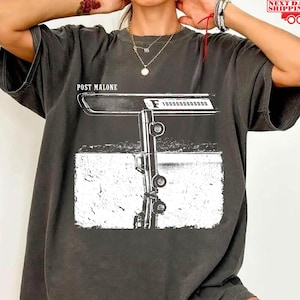 Comfort Colors Vintage Post Malone Shirt, Malone Rap Music Shirt, F1 Trillion Tour Shirt, Posty Rapper Shirt, Malone Music The Album CC1717