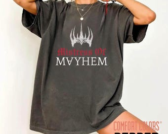 Comfort Colors Mayhem Tour Tshirt, Lady Gaga Shirt, Trendy Concert Shirt, Pop Music Lover Shirt, Gaga Concert Shirt, Mayhem Shirt
