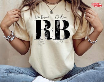 Camiseta de la gira de Chris Brown, camiseta de concierto a la moda, regalo para amantes de la música, atuendo festivo