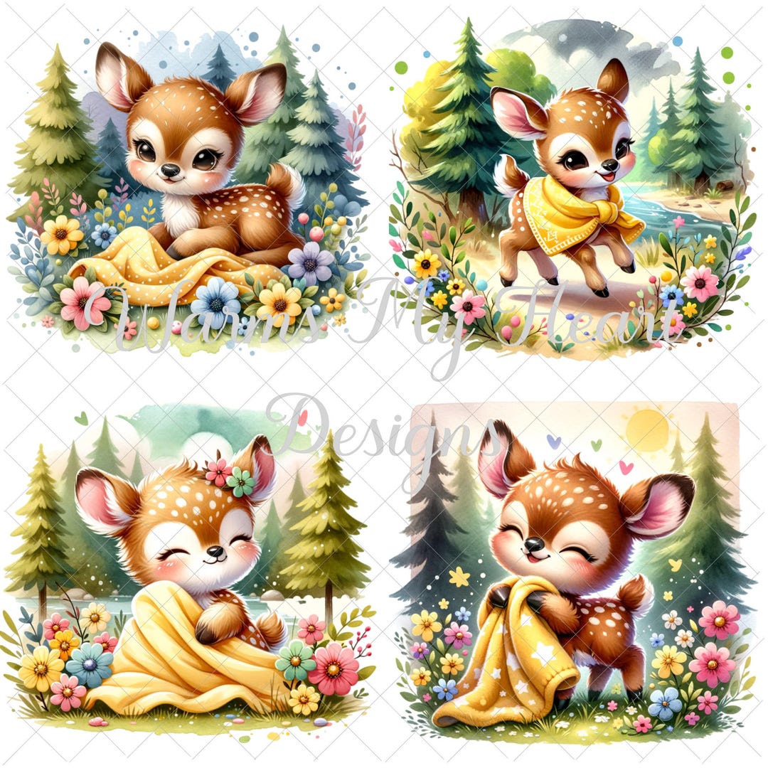 Baby Deer Downloadable Printable Images High Quality PNG for Printing ...