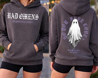 Bad Omens Ghost Shirt 2026, US Tour Concert Tee, Gothic Rock Band T-Shirt, Tour Dates Hoodie Sweatshirt, Gift for Rock Music Fans