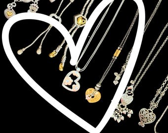 Brighton Vintage Necklaces | Choice of Colorful Silver Plate Jewelry Collection
