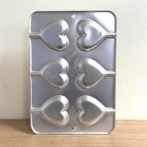 ウィルトン ハート クッキーベーキングパン ヴィンテージ アルミニウム 年代: 1995