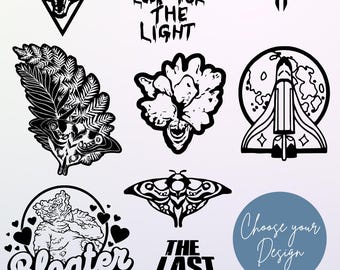 TLOU Firefly, Clicker, Ellie tattoo, WLF, Last of Us Vinyl Decal Sticker plus Free Surprise Decal