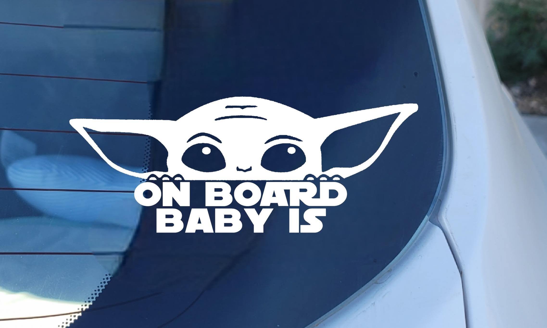 Baby Alien On Board Vinyl Decal Sticker plus Free Surprise Decal