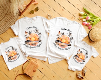 Custom Name 2025 Making Memories Together Shirt, Family Vacation 2025 Matching Tee, Making Memories Together Shirt, Making Memories 2025 Tee