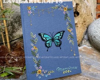 Botanical Wildflower Embroidery Pattern, Printable Hand Embroidery Transfer Template