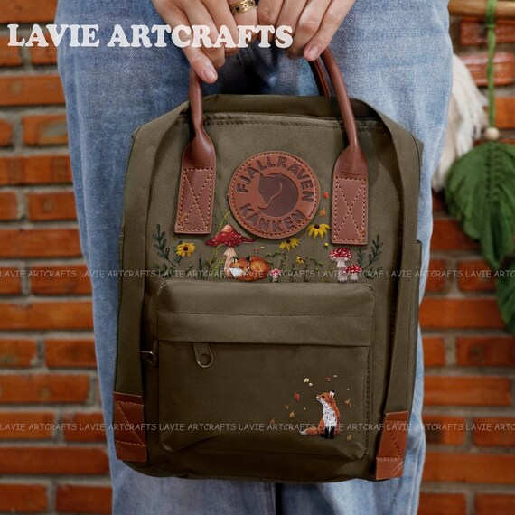 Fox Fjallraven Kanken Embroidered Rucksack, Fjallraven  display picture 3