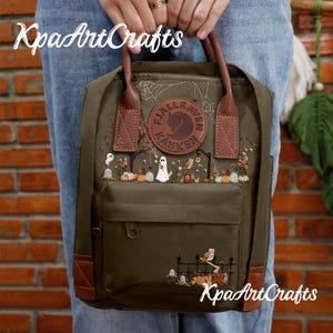 Ocean Embroidered Fjallraven Kanken, Fjallraven Rucksack Bestickt, Ocean Embroidered Backpack, Whales and Corals Embroidered Backpack