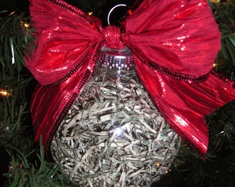 Recycled Money Ornament