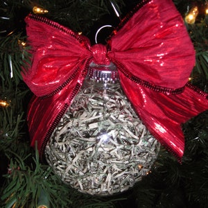 Recycled Money Ornament image 1