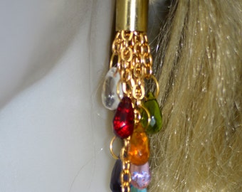 Upcycled Bullet Casing Earrings Multi-Color
