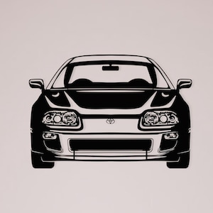 Painting Supra MK4, Painting Supra, Supra Wooden wall decor, Supra Wooden wall art, Supra Wall decor, Supra Wall art, Birthday Present