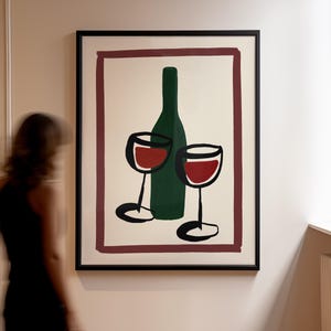 バーカートアート、レトロなカクテルポスター、ヴィンテージワインプリント、ファンキーなバーカートウォールアート、レトロモダンキッチンデコレーション、手描きのレトロポスター