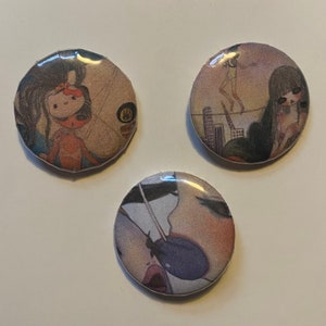 Aya Takano Pins - Japanese Art