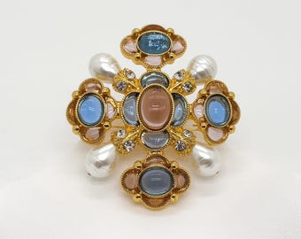 Vintage Baroque Brooch, mens brooches