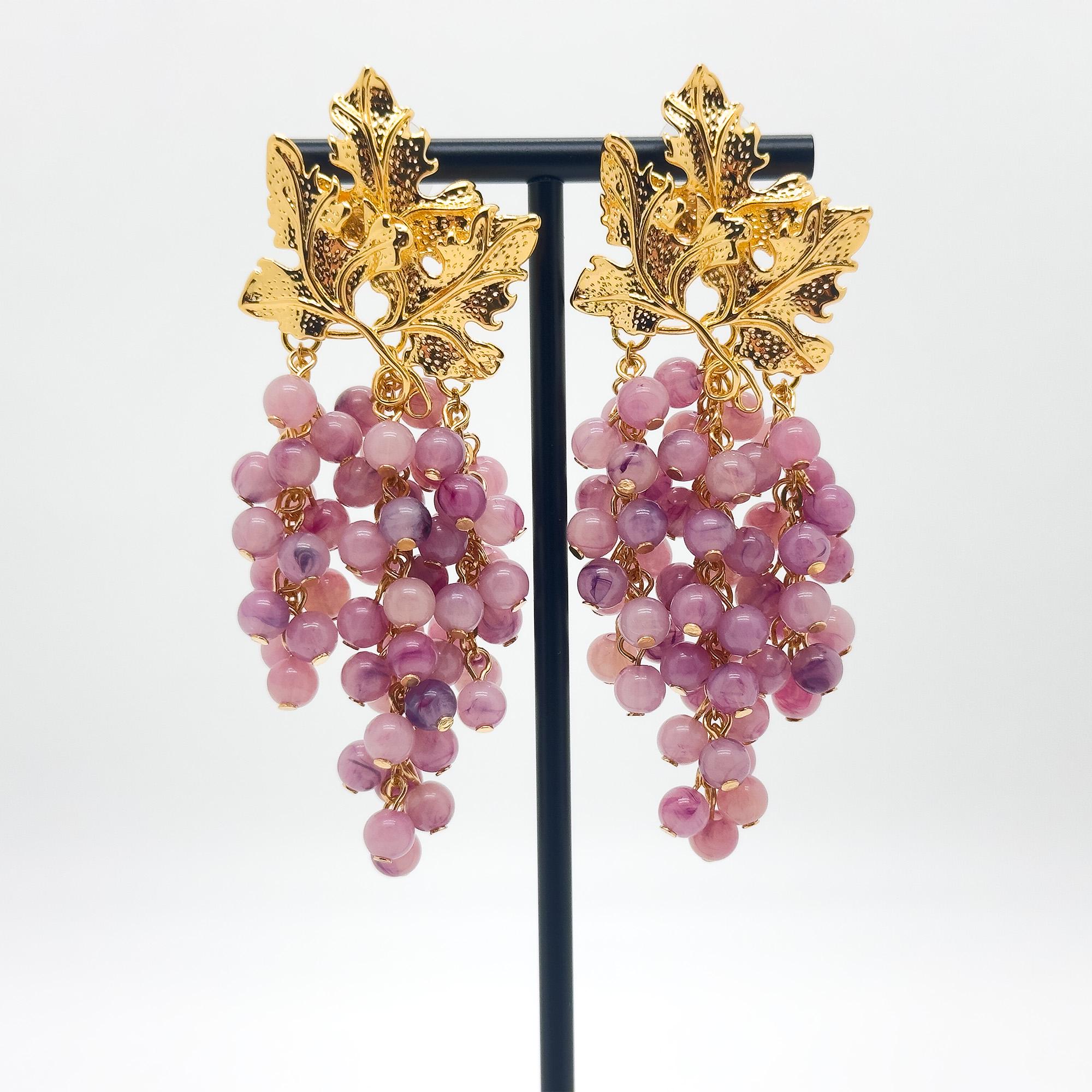 SEA 14k フルーツピアス GRAPES SEA 14K FRUIT EARRING (GRAPES)