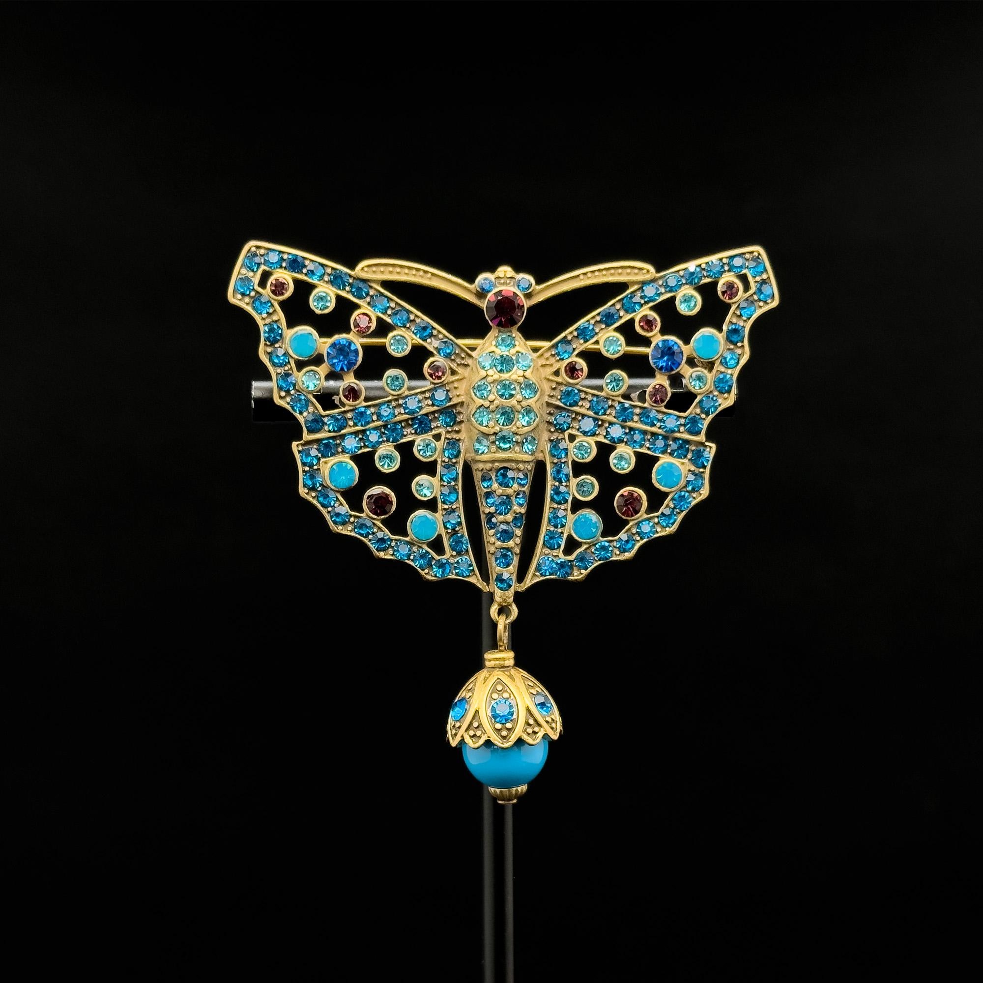 Lalique Brooch - Etsy